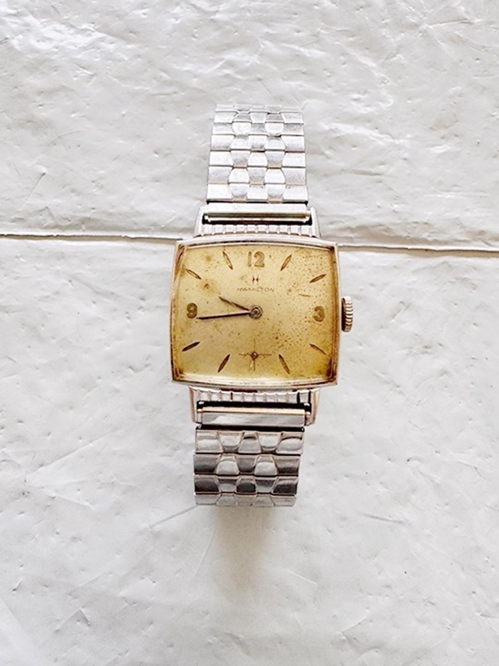 Vintage Hamilton Mechanical Watch 26mm 10K Gold Filled Bezel Small Seconds Runs